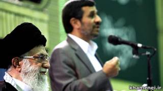 محمود احمدی نژاد و آیت الله علی خامنه ای
