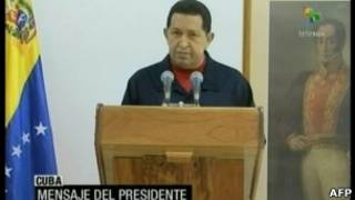 Chávez, durante discurso desta quinta-feira (AFP)