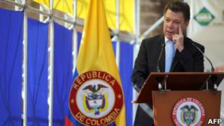 Juan Manuel Santos. Foto: AFP