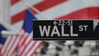 Letrero de Wall Street