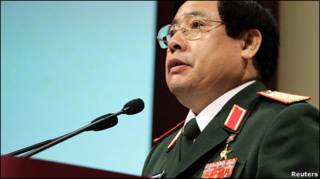 Đại tướng Phùng Quang Thanh tại Hội nghị Thượng đỉnh An ninh Á Châu tại Singapore hôm 5/6/2011