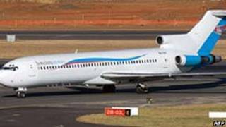 Boeing 727 da Hewa Bora no Congo