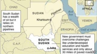 Taswirar jamhuriyar Sudan da kuma kasar Sudan ta Kudu