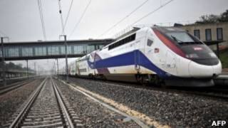 Trem de alta velocidade na França. AFP