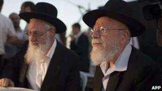 Os rabinos Dov Lior (esquerda) e Yacob Yousef