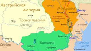 Карта Прутского похода Петра I, 1711г.
