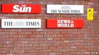 News of the World. PA