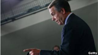 John Boehner, republicano, presidente da Câmara (Getty)