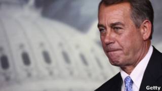 O presidente da Câmara dos Representantes, republicano John Boehner (Getty)