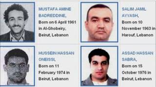 اسامی و مشخصات چهار نفر از مظنونان