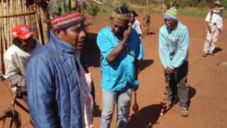 Índios guarani, no Mato Grosso do Sul. Divulgação/Anistia Internacional