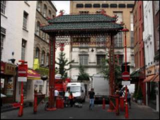 伦敦中国城