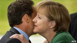 Angela Merkel y Nicolas Sarkozy (julio de 2011)