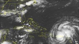 Imagem de satélite do Caribe (AP)