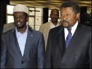 Madaxweyne Shariif Sh Axmed iyo gudoomiyaha midowga Afrika