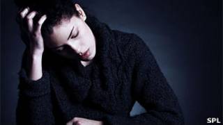Mujer deprimida