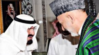 حامد کرزی و ملک عبدالله