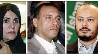 Des membres de la famille de Khadaffi