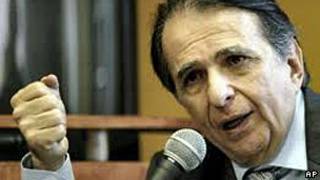 Alberto Santofimio, ex ministro de Justicia de Colombia