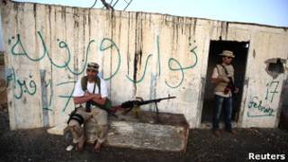 Abarwanya leta ya Libya hafi y'i Walid
