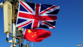 中英旗帜