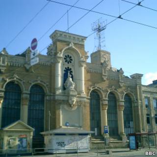 Старое здание завода ВЭФ