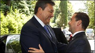 Встреча президентов России и Украины