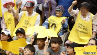前慰安婦抗議