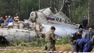 Acidente na Rússia/AP