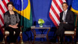 Dilma e Obama, em encontro em NY em setembro de 2011 (Getty)