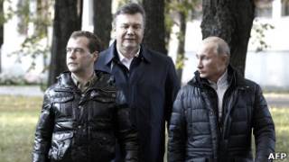 Путин и Янукович