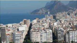 vista de una ciudad en Brasil
