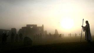 Pastor en Stonehenge