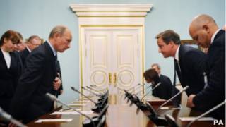 Переговоры Путина и Кэмерона в Москве