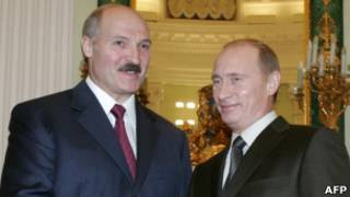 Александр Лукашенко и Владимир Путин