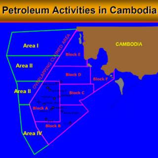 Bản đồ dầu khí Campuchia
