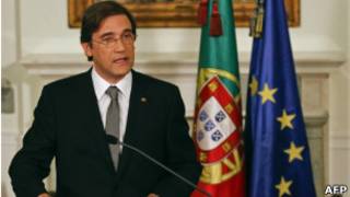 O primeiro-ministro português Pedro Passos Coelho.