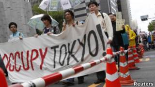 Những người phản đối ở Tokyo