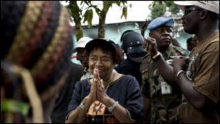 Rais Johnson-Sirleaf wa Liberia