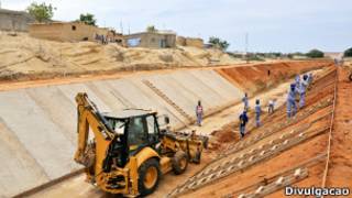 Projeto de infraestrutura da Odebrecht em Kwanza Sul, Porto Amboim, Angola (divulgação)