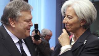 Shugabar hukumar IMF Lagarde da Ministan Kudi na kasar Girka