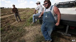 Trabajadores de una plantación de Alabama.