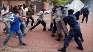 Polisi ihanganye n'abayoboke ba UPDS