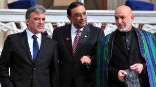 حامد کرزی، آصف علی زرداری، عبدالله گل