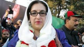Bà Benazir Bhutto, cựu Thủ tướng Pakistan