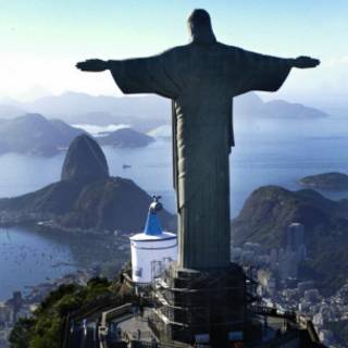 Cristo no Rio de Janeio. | Foto: AP