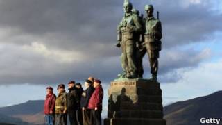 Двухминутное молчание в Шотландии