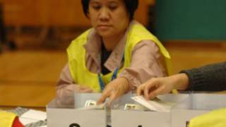 香港特區區議會選舉投票結束
