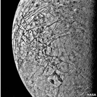 Europa, uma das luas de Júpiter / Nasa
