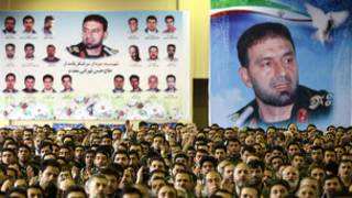 مراسم ترحیم انفجار در پادگان سپاه